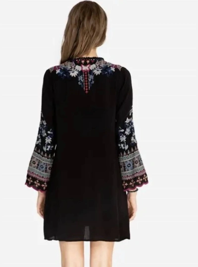 Shop Johnny Was Gerona Tunic Dress In Black