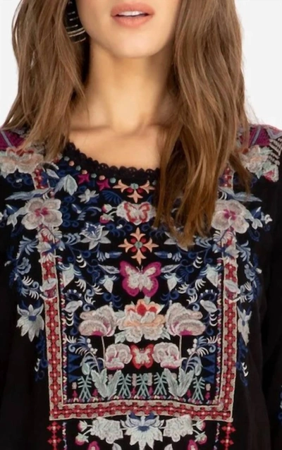 Shop Johnny Was Gerona Tunic Dress In Black