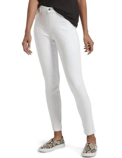 Hue Ultra-soft High Waist Denim Leggings In White In White