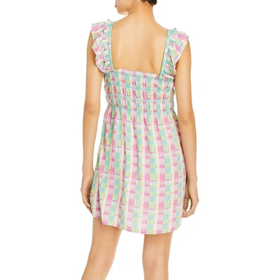 Shop French Connection Womens Ruffle Smocked Sundress In Multi