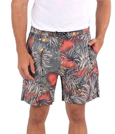 Hurley Explore H20-dri Trek 17.5" Short In Galactic Jade In Multi