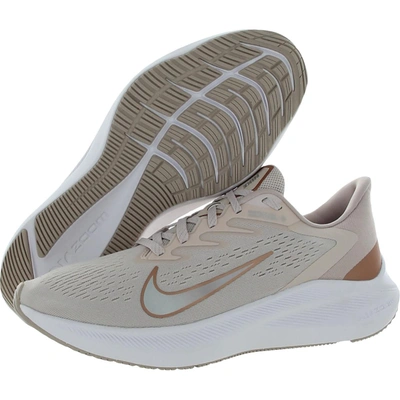 Shop Nike Zoom Winflo 7 Womens Mesh Trainers Running Shoes In Multi
