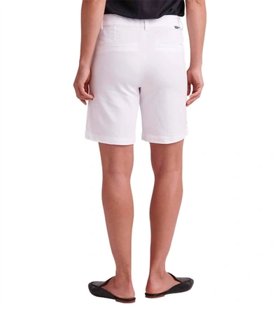 Shop Jag Maddie 8 Inch Mid Rise Pull-on Twill Short In White