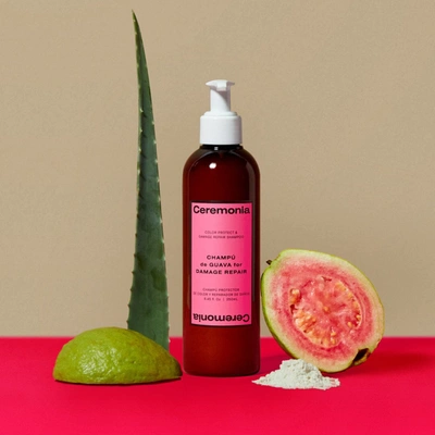 Ceremonia Guava Shampoo For Damaged And Color Treated Hair