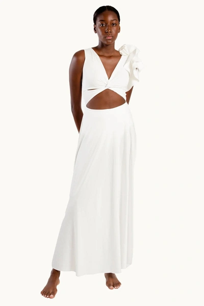 Shop Maygel Coronel Blanca Dress In White