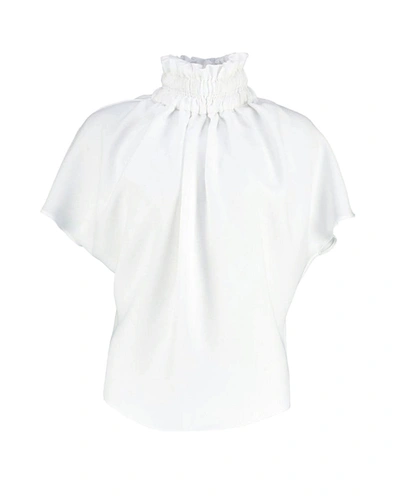 Shop Edeline Lee Circe Blouse In White