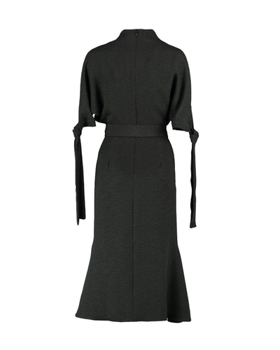 Shop Edeline Lee Pedernal Dress In Black