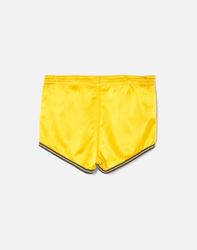 Shop Marketplace 60s Yellow Satin Shorts