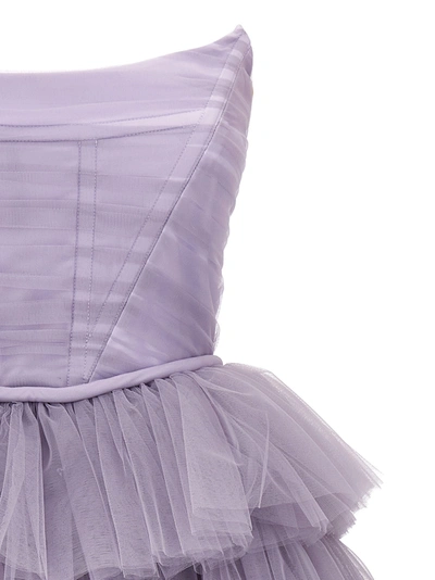 Shop 19:13 Dresscode Abito Tulle Balze Dresses Purple