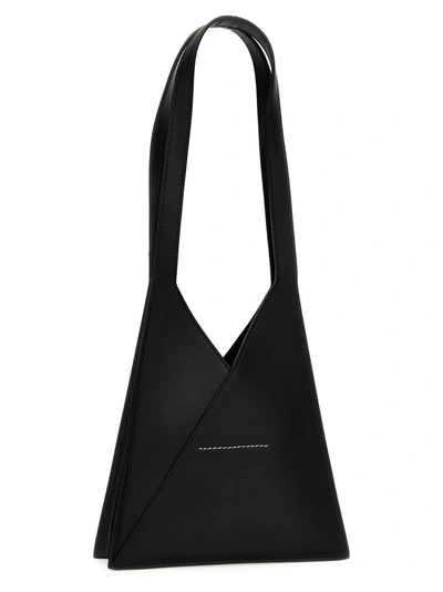 Shop Mm6 Maison Margiela Accordion Japanese Shoulder Bag Shoulder Bags Black