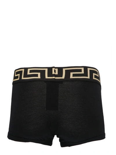 Shop Versace Boxer Logo Underwear, Body Black