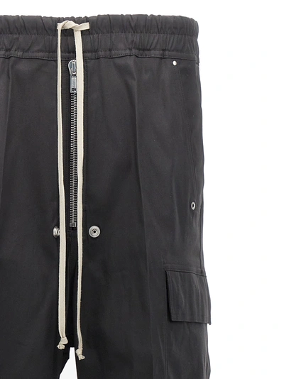 Shop Rick Owens Cargo Belas Pants Black