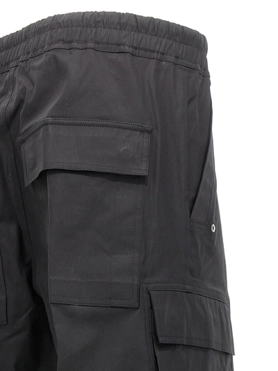 Shop Rick Owens Cargo Belas Pants Black