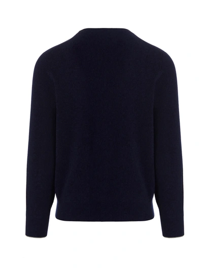 Shop Brunello Cucinelli Cashmere Sweater Sweater, Cardigans Blue
