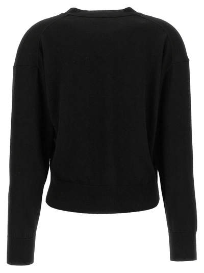Shop Kenzo Crest Logo Sweater, Cardigans Black
