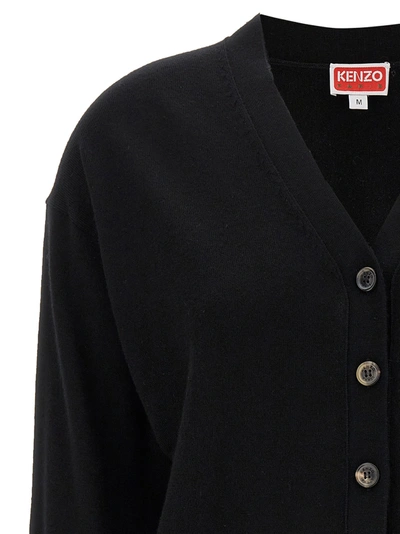 Shop Kenzo Crest Logo Sweater, Cardigans Black