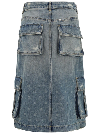 Shop Givenchy Denim Skirt