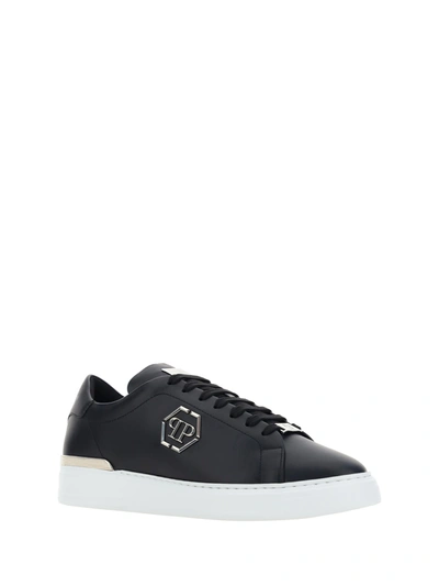 Shop Philipp Plein Hexagon Low Top Sneakers