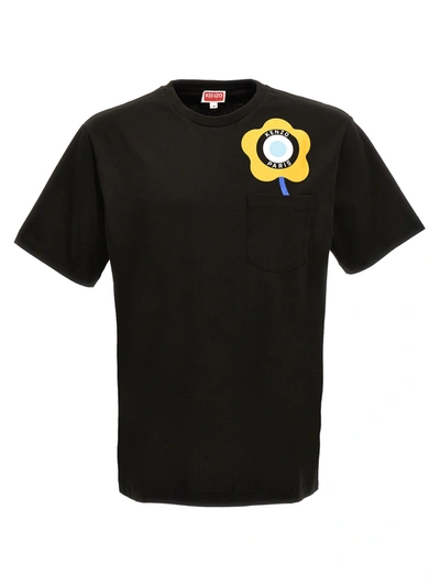 Shop Kenzo Target Classic Crest T-shirt Black