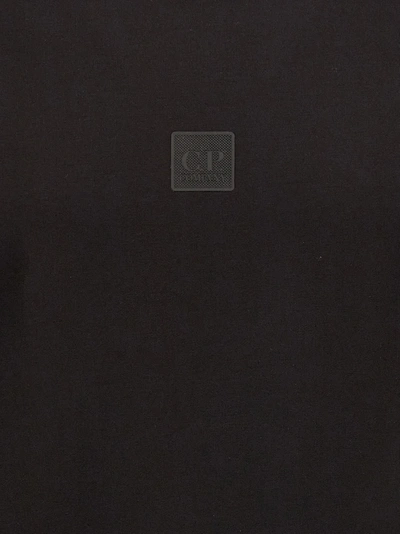 Shop C.p. Company Logo Patch Sweatshirt Black
