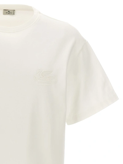 Shop Etro Logo T-shirt White