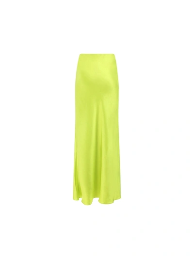 Fit Long Skirt In Lime