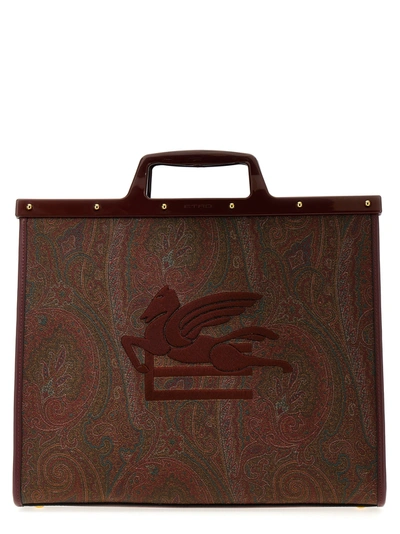 Shop Etro Love Trotter Tote Bag Red