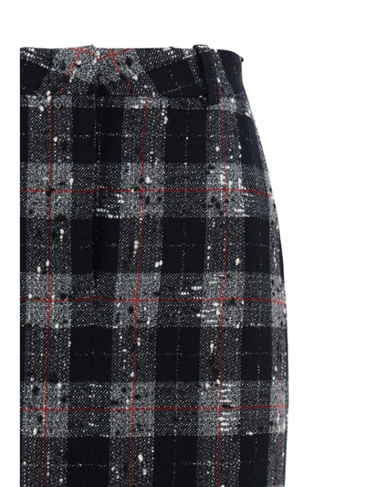 Shop Alessandra Rich Lurex Midi Skirt
