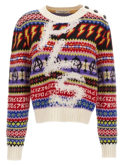 Shop Philosophy Maglione Jacquard Sweater, Cardigans Multicolor