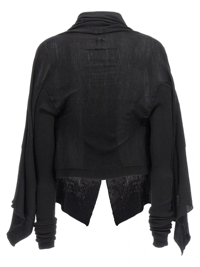 Shop Rick Owens Medium Wrap Sweater, Cardigans Black