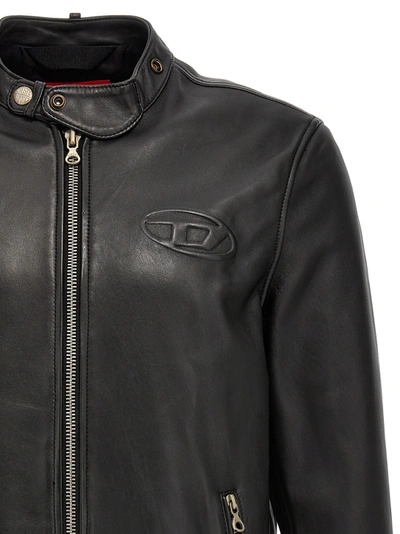 Shop Diesel Metalo Jacket Coats, Trench Coats Black