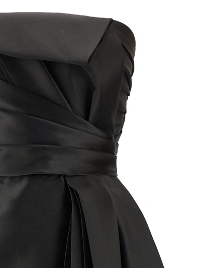 Shop Alberta Ferretti Mikado Dresses Black