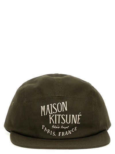 Shop Maison Kitsuné Palais Royal Hats Green