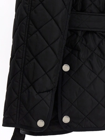 Shop Burberry Penston Coats, Trench Coats Black