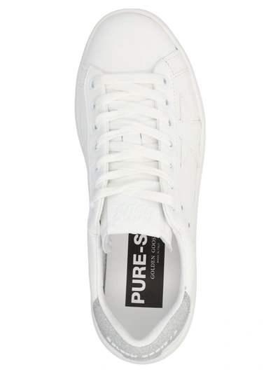 Shop Golden Goose Pure Star Sneakers Silver