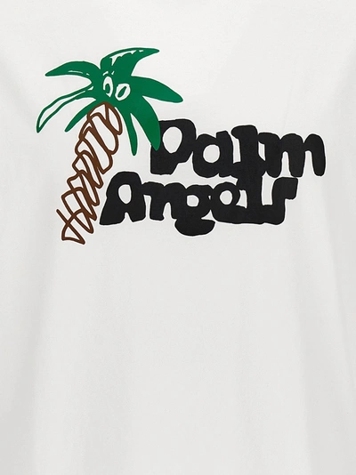 Shop Palm Angels Sketchy T-shirt White