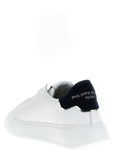 Shop Philippe Model Temple Sneakers Blue