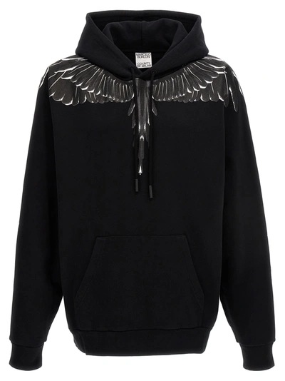 Shop Marcelo Burlon County Of Milan Wings Sweatshirt Black