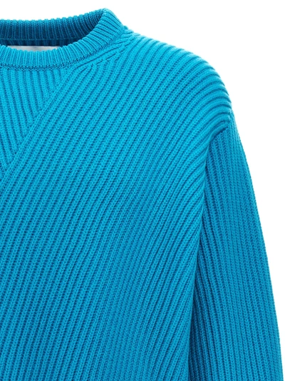 Shop Jil Sander Wool Sweater Sweater, Cardigans Light Blue