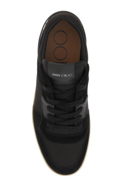 Shop Jimmy Choo 'florent' Sneakers With Lettering Logo