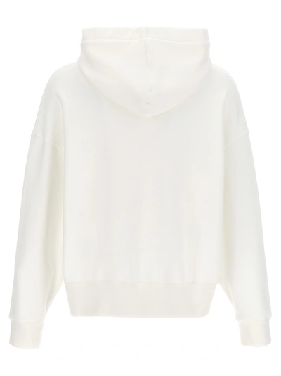 Shop Palm Angels Douby Lost In Amazonia Hoodie Sweatshirt In White