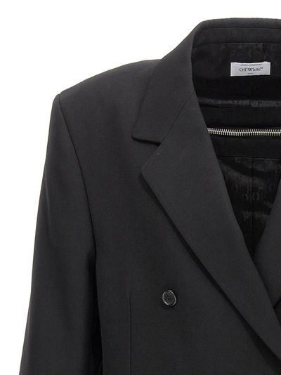 Off-white Off White Blazer 'ow Emb' In Black