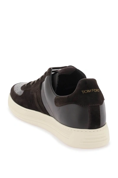 Shop Tom Ford Suede And Leather 'radcliffe' Sneakers