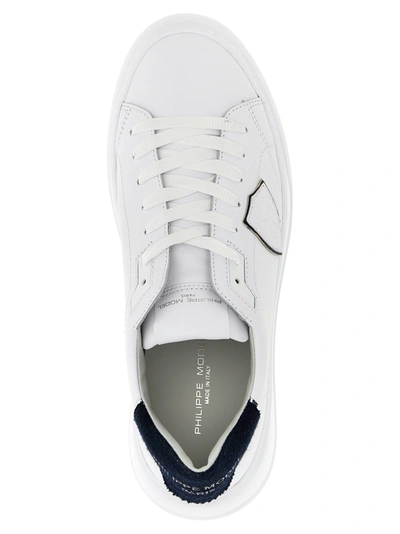 Shop Philippe Model Temple Sneakers In Blue