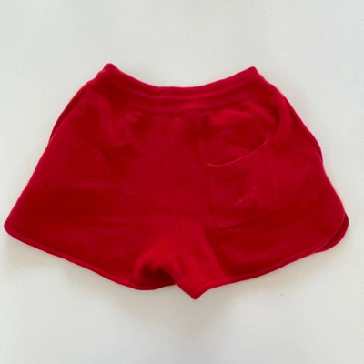 Pre-owned Celine Céline Cashmere Red Knitwear Shorts
