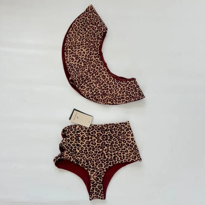 JUAN DE DIOS Pre-owned Sunset Waves Reversible Bikini Top And Bottom