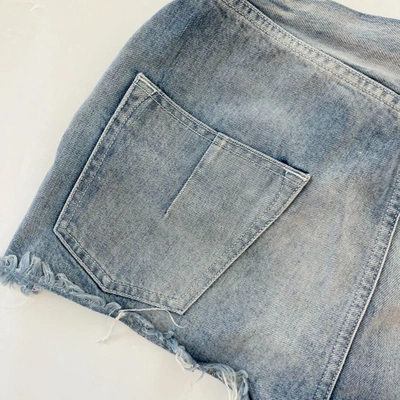 Pre-owned Ben Taverniti Unravel Project Unravel Project Lace Up Denim Shorts