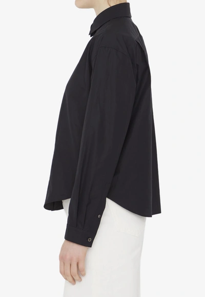 Shop The Row Baltica Long-sleeved Shirt In Black