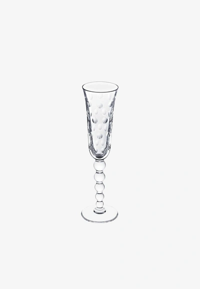 Shop Saint Louis Bubbles Champagne Glass In Transparent