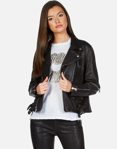 Lauren Moshi X Posey X Gold Chain Kiss In Black